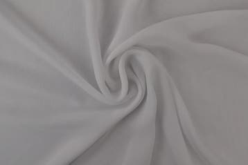 Chiffon Wit - rol 60 meter, Verzenden, Nieuw, Wit
