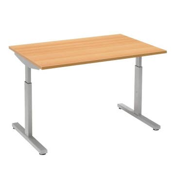 Recht T-poot bureau, 120 x 60 cm, Overige plaatsen, Ophalen of Verzenden, Nieuw in verpakking, Bureau