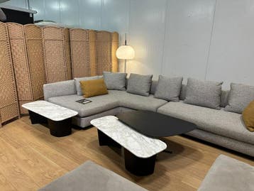 ZGAN Minotti Granville Hoekopstelling + GARANTIE – NP: €60k, Huis en Inrichting, Ophalen of Verzenden, Zo goed als nieuw, Overige materialen