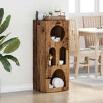 vidaXL Dressoir Oudhout 40 x 35 x 100,5 cm Bewerkt hout, Huis en Inrichting, Kasten | Dressoirs, Verzenden, Nieuw, Overige houtsoorten
