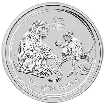 1 kilo zilveren Lunar munt Year of the Monkey 2016, Verzenden
