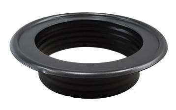 Afwerkrozet Ø125mm - zwart, Verzenden, Nieuw