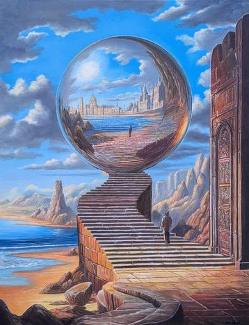 Wilhem von Kalisz - Framing the Infinite (100% hand-painted,