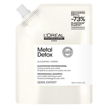 LOreal Metal Detox Shampoo Refill 1000ml, Ophalen of Verzenden, Nieuw, Shampoo of Conditioner