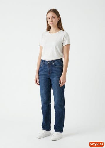 VILA Jeans Dames maat WW40 / L32 Blauw Vintage, Ophalen of Verzenden, Nieuw