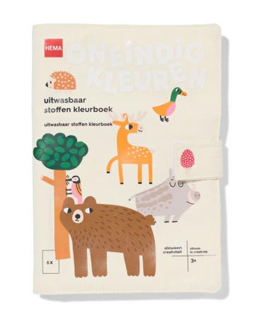 HEMA Uitwasbaar kleurboek 22x16cm dieren, Boeken, Verzenden, Nieuw