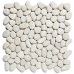 Wand & Vloer Mozaïek Tegels Factory Riviersteen Wit - Mat.., Nieuw, Ophalen of Verzenden, 20 tot 40 cm, 10 m² of meer