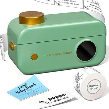 Labelprinter groene phomemo d50 labelmaker 20-24mm incl, Ophalen of Verzenden, Nieuw