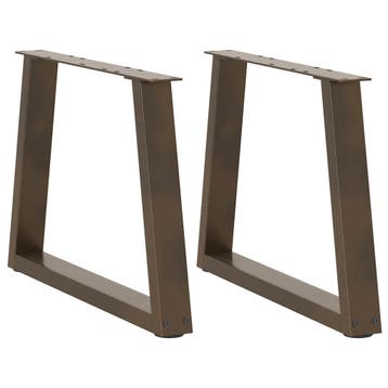 vidaXL Salontafelpoten 2 st V-vormig 70x(42-43,3) cm staal, Verzenden, Nieuw