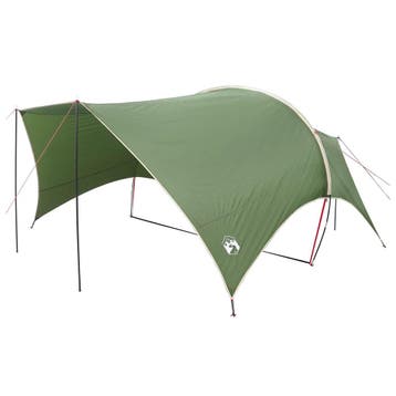 vidaXL Camping Tarp Waterbestendig Groen 550 x 400 x 230 cm, Verzenden, Nieuw, Tot en met 2