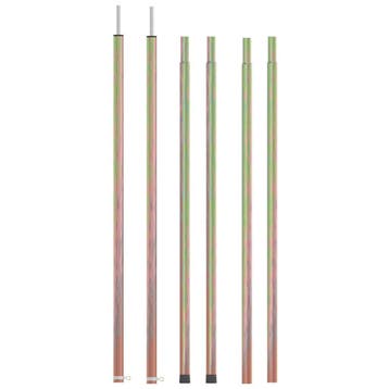 vidaXL Tentstokken 2 st telescopisch 170-255 cm, Verzenden, Nieuw