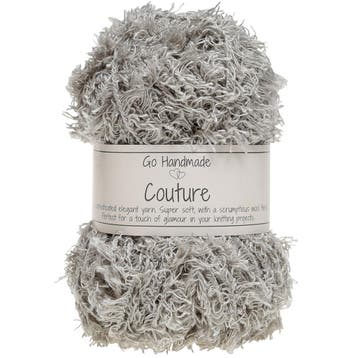 Go Handmade Couture - 17403 Light Grey - Harig Pluchegaren, Ophalen of Verzenden, Nieuw