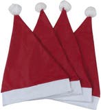 Kerstmutsen 4 stuks (Overige kerstartikelen), Ophalen of Verzenden, Nieuw