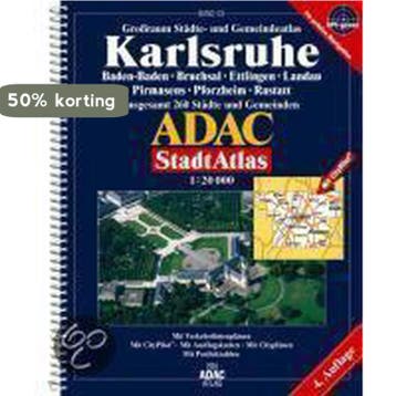 ADAC StadtAtlas Karlsruhe 1 : 20 000 9783826413667, Verzenden, Gelezen