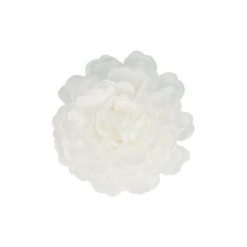 Haarspeld Duckklem 5cm – Haarbloem – Wit, Nieuw