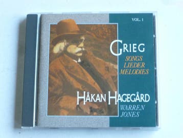 Grieg - Songs, Lieder, Melodies / Hakan Hagegard, Ophalen of Verzenden, Zo goed als nieuw