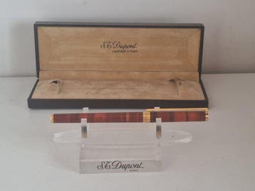 S.T. Dupont - Classique laque de chine boisé , plume en or, Nieuw