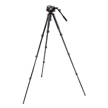 Manfrotto MVK504AQ Videostatief Kit (MVT535AQ + 504HD) -, Verzenden, Gebruikt