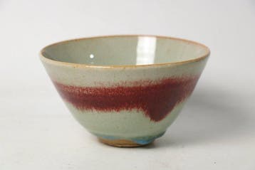 Shinsha (koperrood) theeschaal van de Japanse meester Imai