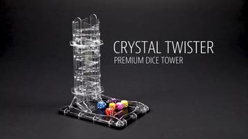 Dice Tower - Crystal Twister | GameGenic - Spelonderdelen, Verzenden, Nieuw