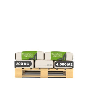 Kalkmeststof met magnesium (10x = 200 kg - voor 4.000 m2), Verzenden, Mest