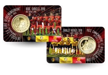 België 2,5 euro Rode Duivels 2018 coincard, Verzenden