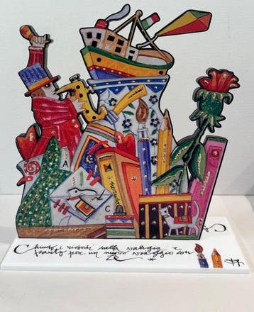 Francesco Musante (1950) - sculptuur, Chiudo i ricordi nella