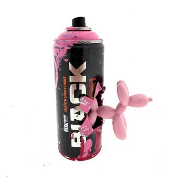 Koen Betjes (1992) - Surprise Balloon Dog Spraycan Pink