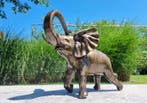 Beeldje - Elephant - Brons