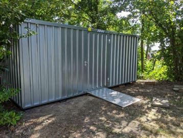 Goedkope demontabele opslagcontainer te koop / 3x2 meter!