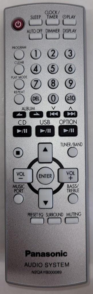 Afstandsbediening Panasonic N2QAYB000082 sa-pmx2, Ophalen of Verzenden, Nieuw, Origineel