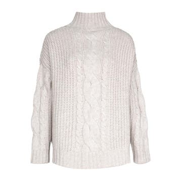 Marc Aurel • kabeltrui in ecru • 36, Kleding | Dames, Marc Aurel, Verzenden, Wit, Nieuw