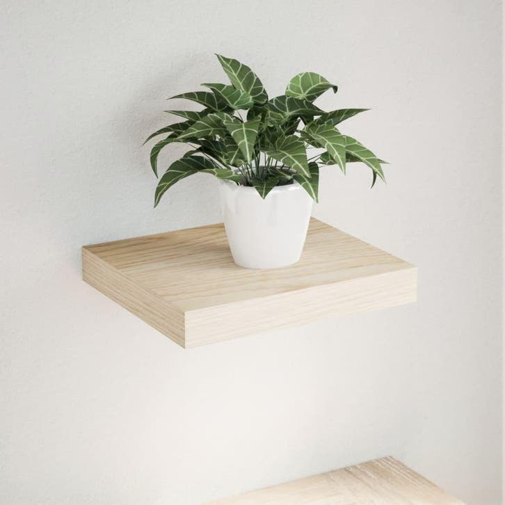 vidaXL Wandschap 23x23,5x4 cm bewerkt hout, Huis en Inrichting, Woonaccessoires | Wandplanken en Boekenplanken, Nieuw, Verzenden