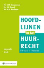 Hoofdlijnen in het huurrecht 9789013140811 A.M. Kloosterman, Verzenden, Gelezen, A.M. Kloosterman