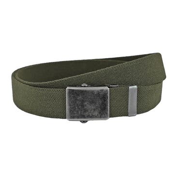 Landley Canvas Riem Schuifgesp Koppelriem - Groen - 125, Kleding | Dames, Riemen en Ceinturen, Verzenden, Nieuw, 100 cm of meer