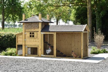 SUPERMOOIE Hooiberg kippenhok Rosa bij Grootplezier, Dieren en Toebehoren, Ophalen of Verzenden, Nieuw, Kippenhok of Kippenren