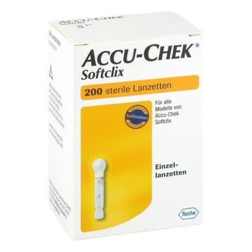 Accu Chek Softclix lancetten 28G - 200 stuks, Diversen, Verzenden, Nieuw