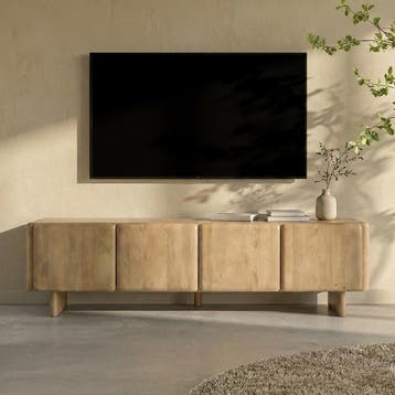 *WOONWINKEL* Tv-meubel Gebleekt Eiken 200 Cm, Verzenden, Nieuw