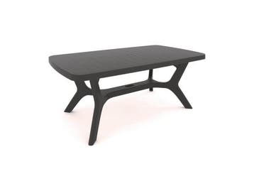 Veiling - Keter tuintafel Baltimore Graphite 177x100cm, Gebruikt
