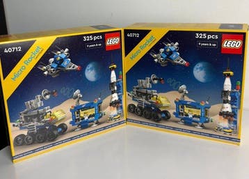 Lego Set - Space, Classic Space - Micro Rocket Launchpad x 2, Nieuw