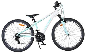Volare Boost Kinderfiets - 24 inch - Wit/Mintgroen - 21, Verzenden, Nieuw