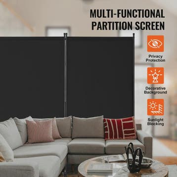 Modulair Kamerscherm 3/4/6 Panelen - Flexibele Afscheiding v, Huis en Inrichting, Verzenden, Nieuw