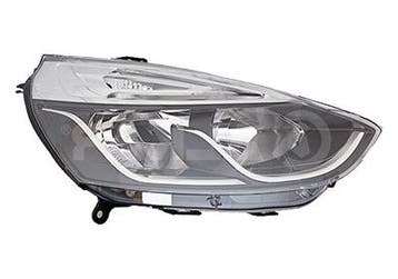 Renault Clio 2016-2020 Koplamp Chroom Rechts (Koplampen), Auto-onderdelen, Verzenden, Nieuw, Renault