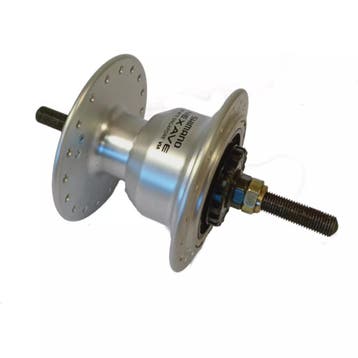 Shimano Voornaaf voor rollerbrake - 36 spaakgaten - zilve..., Fietsen en Brommers, Fietsonderdelen, Ophalen of Verzenden, Nieuw