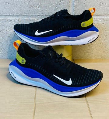Nike - ReactX Infinity Black Racer Blue P45,5 - Sneakers -, Nieuw