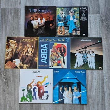 ABBA - 6 x albums + 1 x limited edition 12 Maxi Single -, Nieuw in verpakking