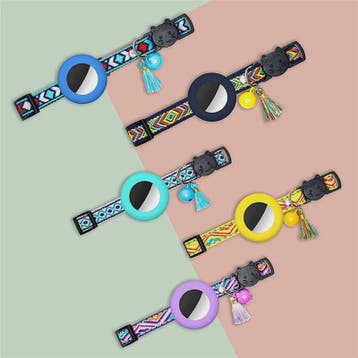 Verstelbare Halsband voor Katten en Puppy's met Airtag Houde, Dieren en Toebehoren, Verzenden, Nieuw