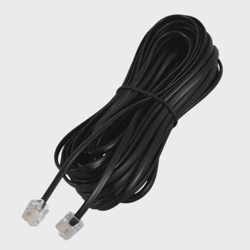 RJ11 Telefoonkabel 10 meter - 6P4C ADSL Modem Kabel, Verzenden, Nieuw