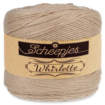Scheepjes Whirlette - 886 almond butter - Uni-Kleur Garenc, Hobby en Vrije tijd, Ophalen of Verzenden, Nieuw