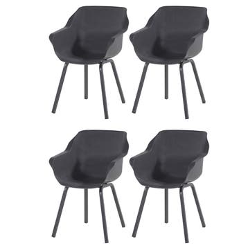 Hartman Sophie Element dining armstoel- Xerix - 4 st., Verzenden, Nieuw, Overige materialen